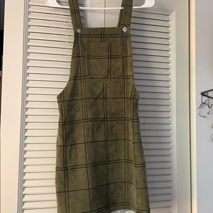 Corduroy overall dress